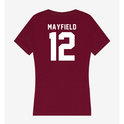 Mississippi State - NCAA Football : Matt Mayfield - Classic Shersey Women's V-Neck T-Shirt-1