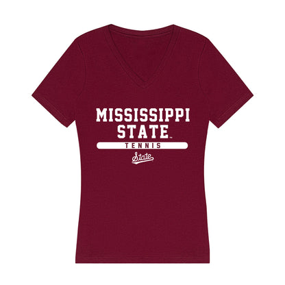 Mississippi State - NCAA Women's Tennis : Mia Robinson - Classic Shersey Women's V-Neck T-Shirt-0