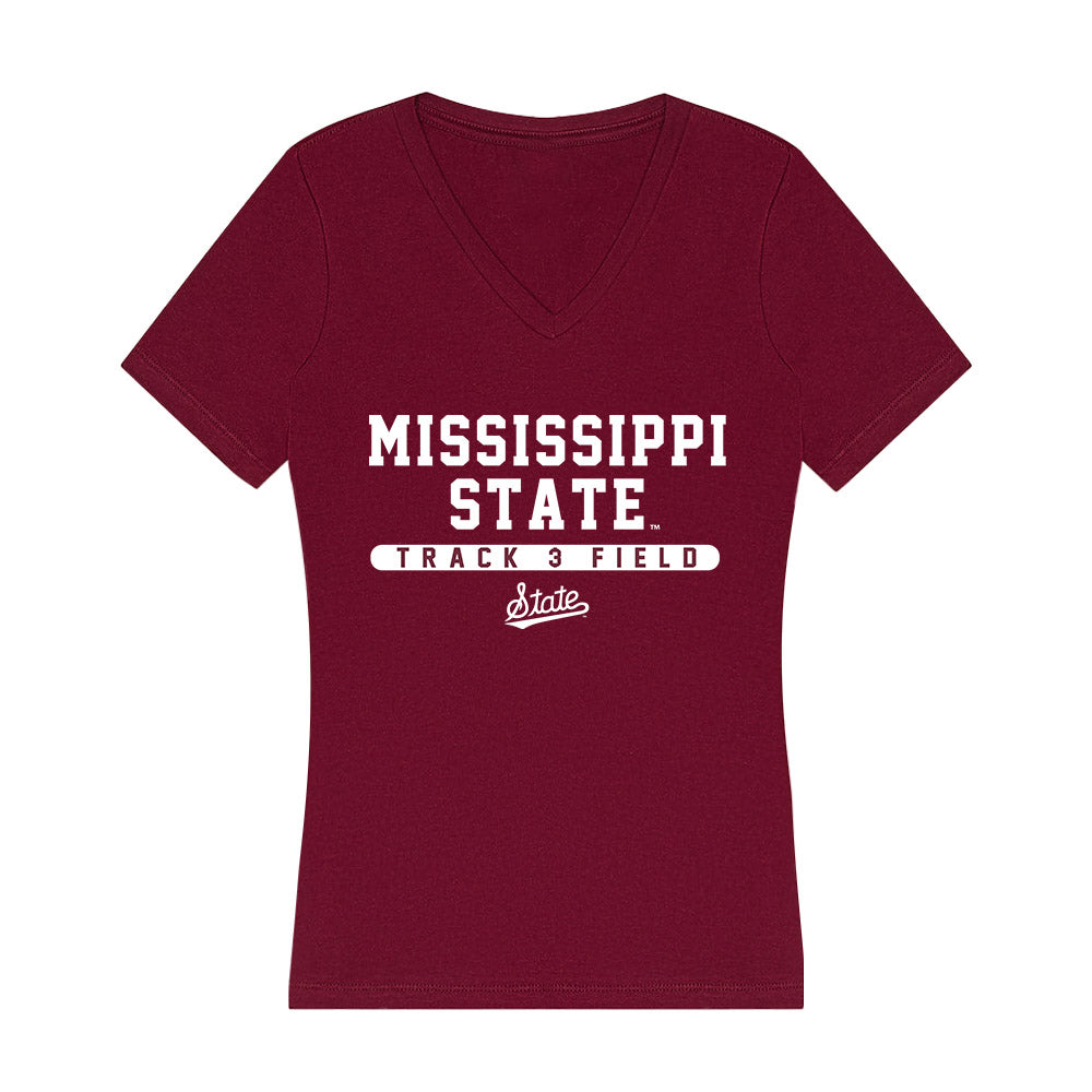 Mississippi State - NCAA Men's Track & Field : Marquise Washington - Classic Shersey Women's V-Neck T-Shirt-0