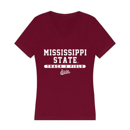 Mississippi State - NCAA Men's Track & Field : Marquise Washington - Classic Shersey Women's V-Neck T-Shirt-0