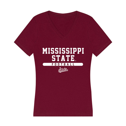 Mississippi State - NCAA Football : Jamroc Grimsley - Classic Shersey Women's V-Neck T-Shirt-0