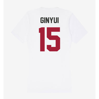 Arkansas - NCAA Football : Nsongbeh Ginyui - Women's V-Neck T-Shirt-1