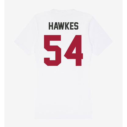 Arkansas - NCAA Football : Adam Hawkes - Women's V-Neck T-Shirt-1