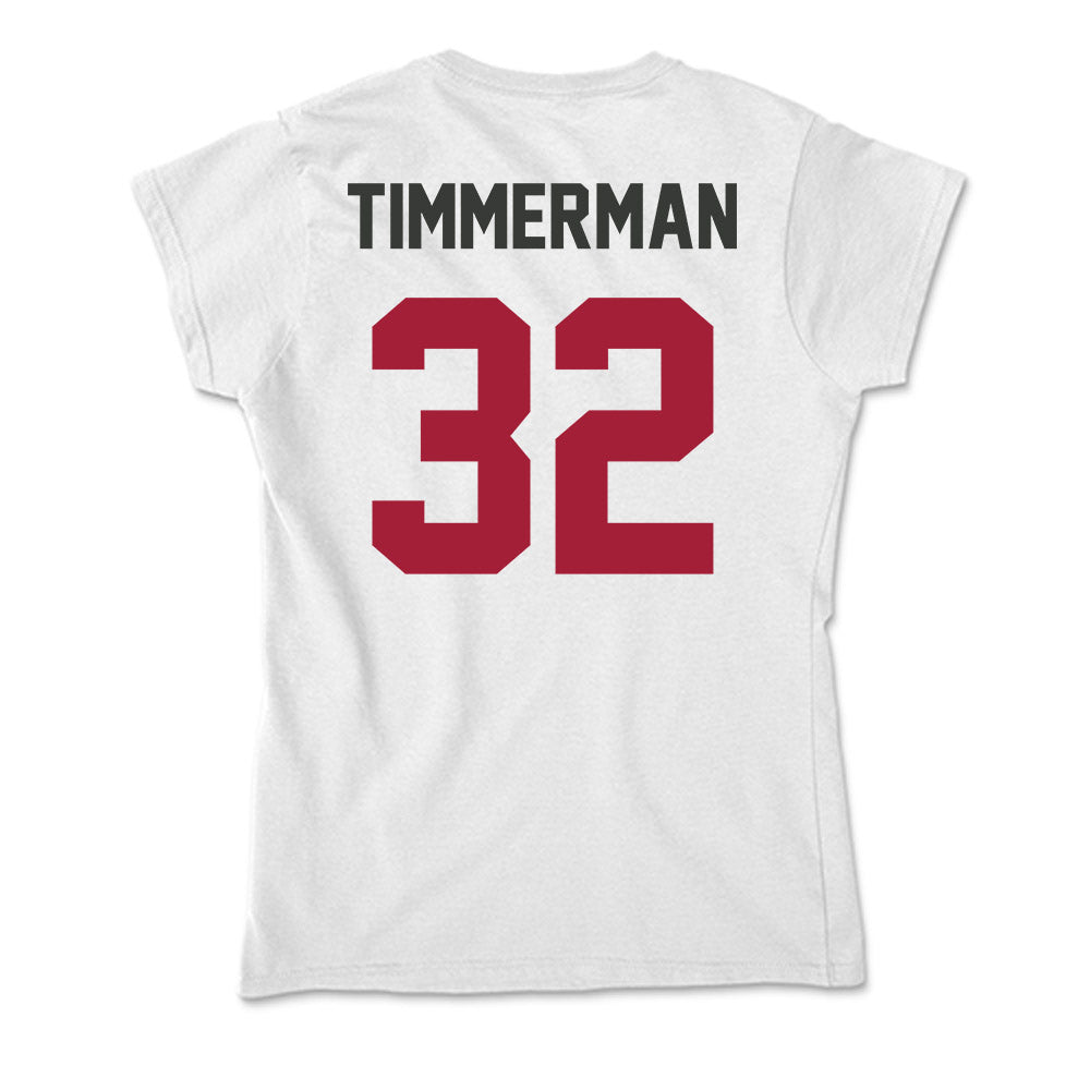 Arkansas - NCAA Softball : Saylor Timmerman - Soft Style Women’s T-Shirt-1