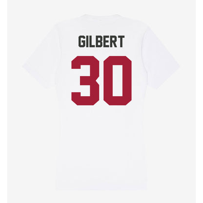 Arkansas - NCAA Football : Max Gilbert - Women's V-Neck T-Shirt-1