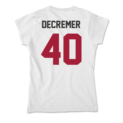 Arkansas - NCAA Baseball : James DeCremer - Soft Style Women’s T-Shirt-1