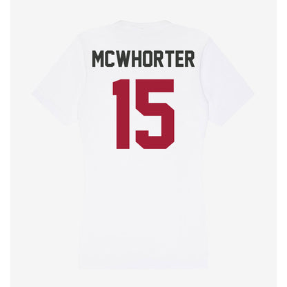 Arkansas - NCAA Softball : Lillie-Faye McWhorter - Women's V-Neck T-Shirt-1