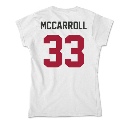 Arkansas - NCAA Women's Volleyball : Maggie McCarroll - Soft Style Women’s T-Shirt-1