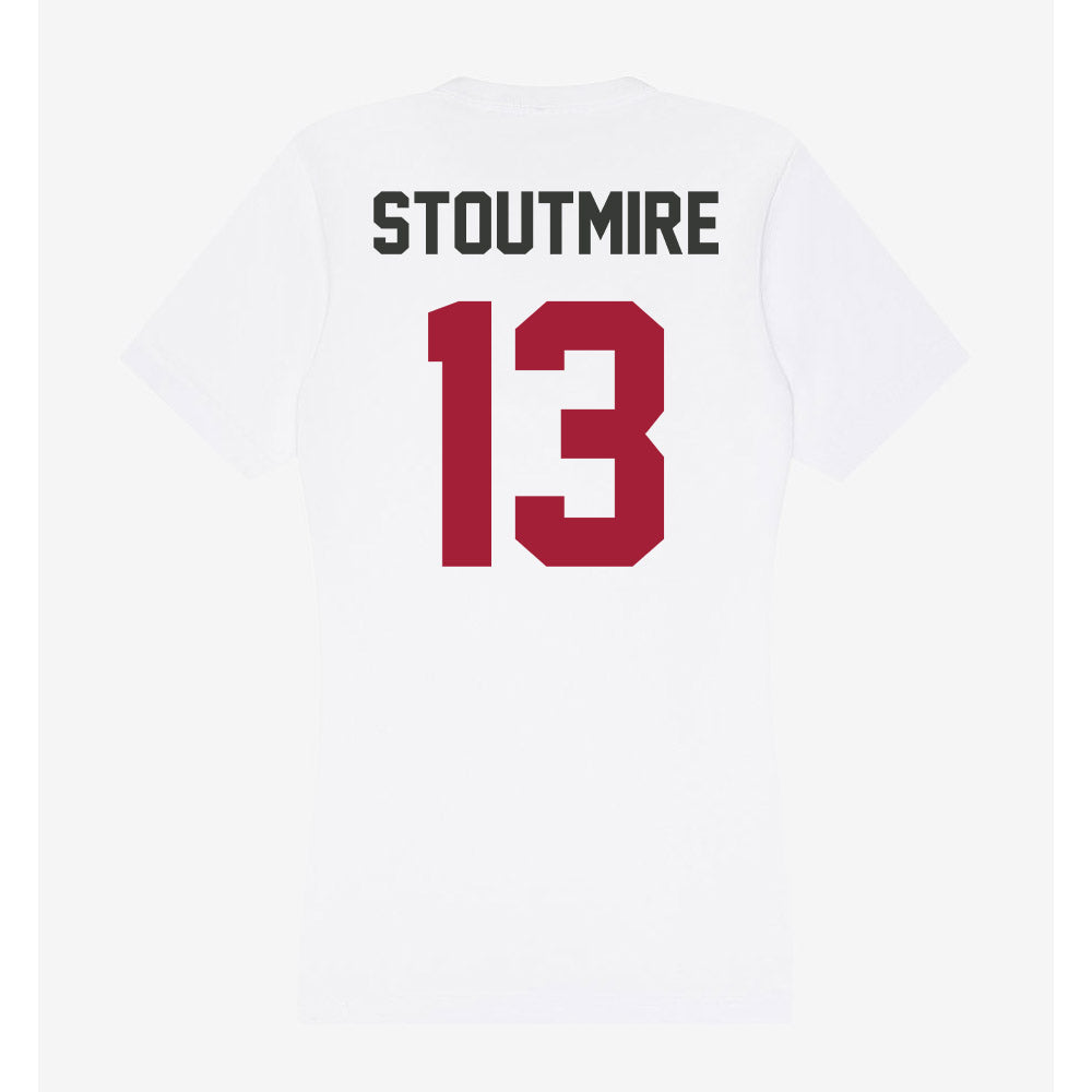 Arkansas - NCAA Football : Carter Stoutmire - Women's V-Neck T-Shirt-1