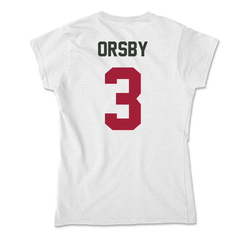 Arkansas - NCAA Women's Basketball : Allanah Orsby - Soft Style Women’s T-Shirt-1