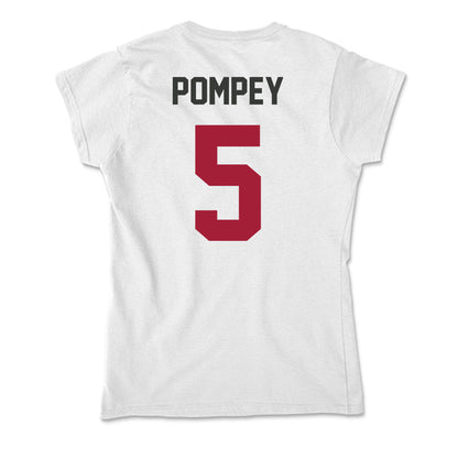 Arkansas - NCAA Baseball : TJ Pompey - Soft Style Women’s T-Shirt-1