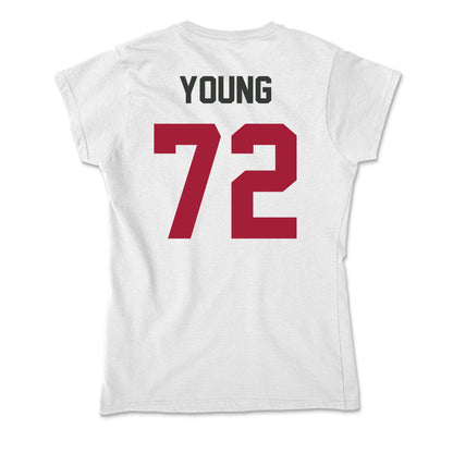 Arkansas - NCAA Football : Tucker Young - Soft Style Women’s T-Shirt-1