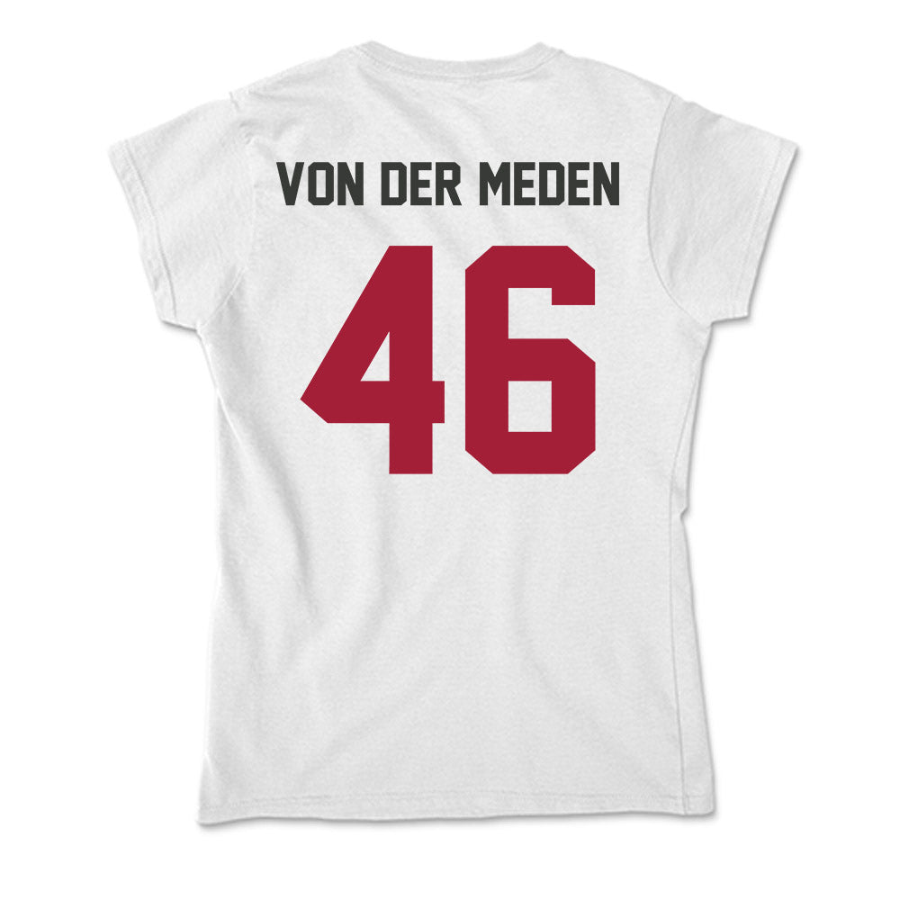 Arkansas - NCAA Football : Charlie von der Meden - Soft Style Women’s T-Shirt-1