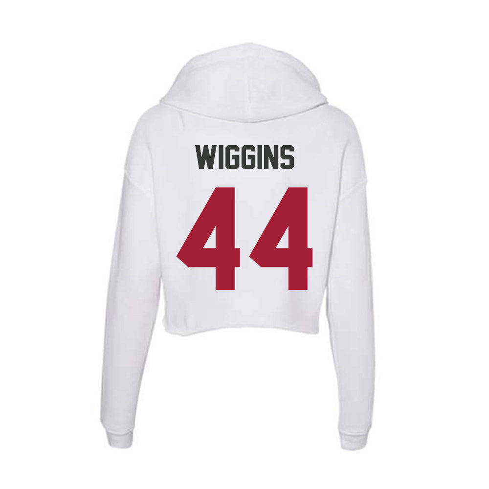Arkansas - NCAA Baseball : Carson Wiggins - Women's Crop Fleece Hoodie-1