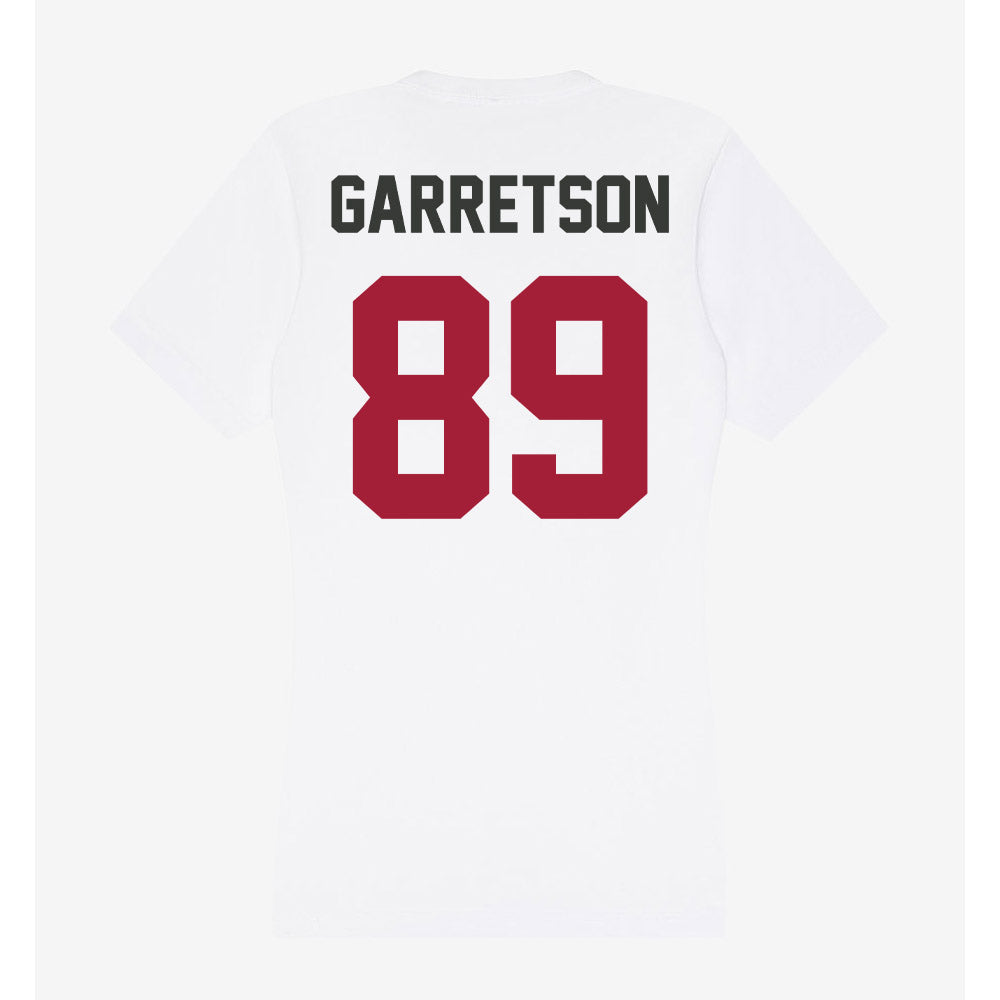 Arkansas - NCAA Football : Gavin Garretson - Women's V-Neck T-Shirt-1