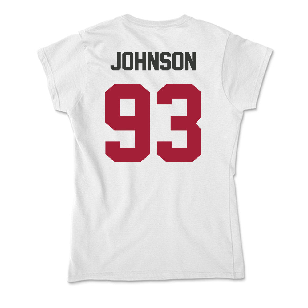 Arkansas - NCAA Football : Keiundre Johnson - Soft Style Women’s T-Shirt-1