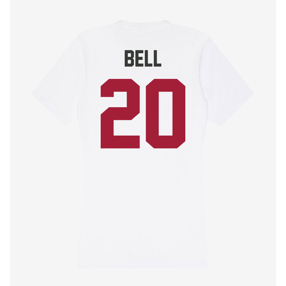 Arkansas - NCAA Softball : Tianna Bell - Women's V-Neck T-Shirt-1