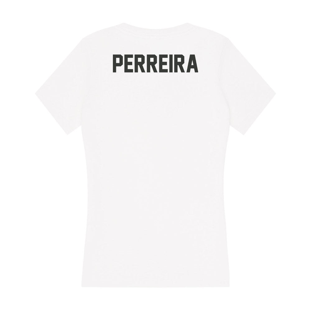 Arkansas - NCAA Women's Swimming & Diving : Isabella Perreira - Women's V-Neck T-Shirt-1