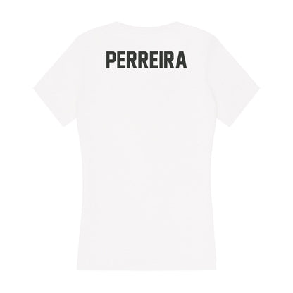 Arkansas - NCAA Women's Swimming & Diving : Isabella Perreira - Women's V-Neck T-Shirt-1