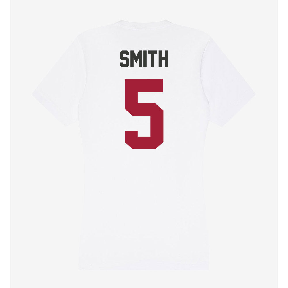 Arkansas - NCAA Football : Sutton Smith - Women's V-Neck T-Shirt-1