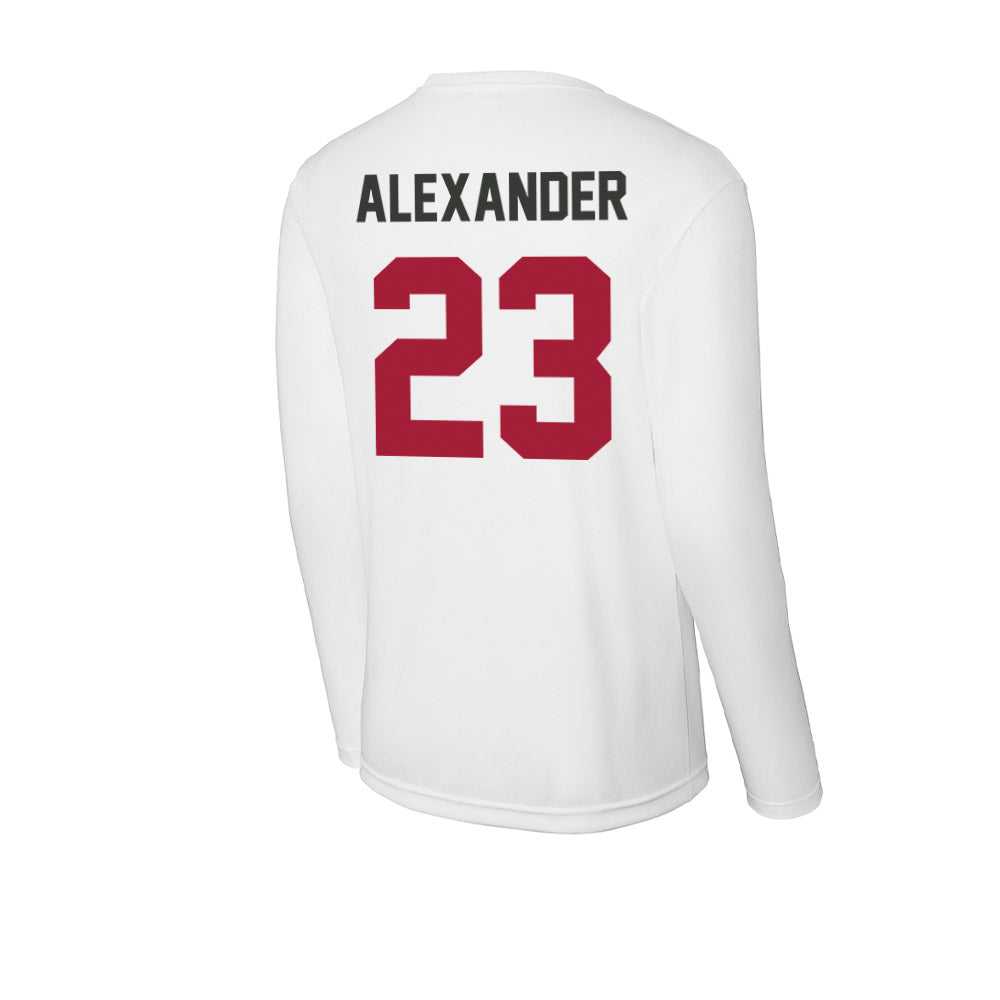 Arkansas - NCAA Women's Volleyball : Aleki Alexander - Activewear Long Sleeve T-Shirt