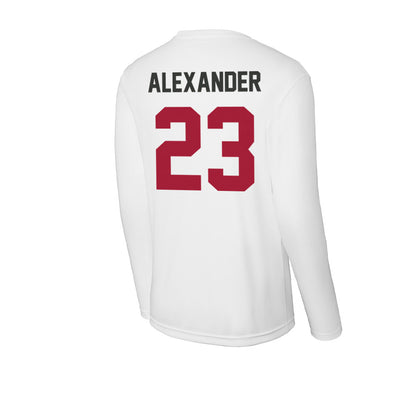 Arkansas - NCAA Women's Volleyball : Aleki Alexander - Activewear Long Sleeve T-Shirt