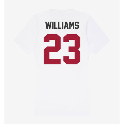 Arkansas - NCAA Football : Ian Williams - Women's V-Neck T-Shirt-1