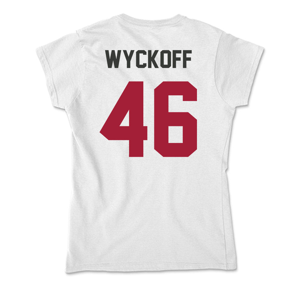 Arkansas - NCAA Softball : Kailey Wyckoff - Soft Style Women’s T-Shirt-1