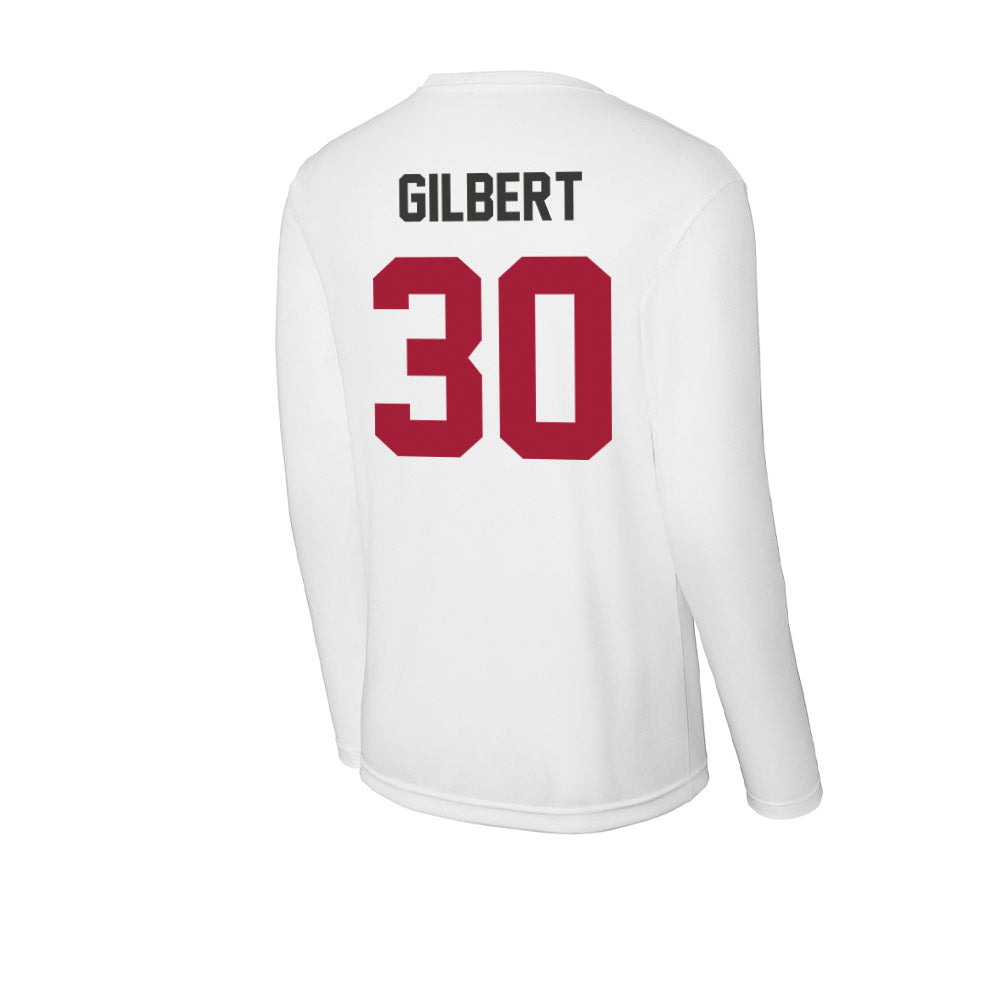 Arkansas - NCAA Football : Max Gilbert - Activewear Long Sleeve T-Shirt-1