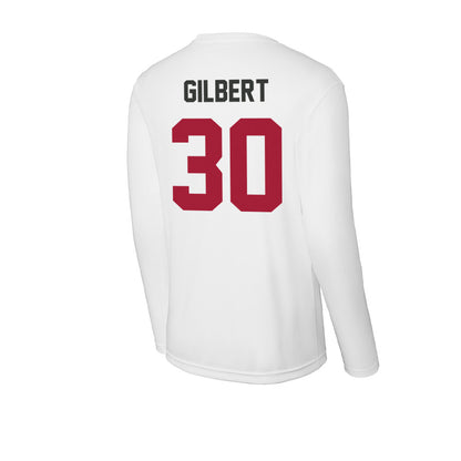 Arkansas - NCAA Football : Max Gilbert - Activewear Long Sleeve T-Shirt-1