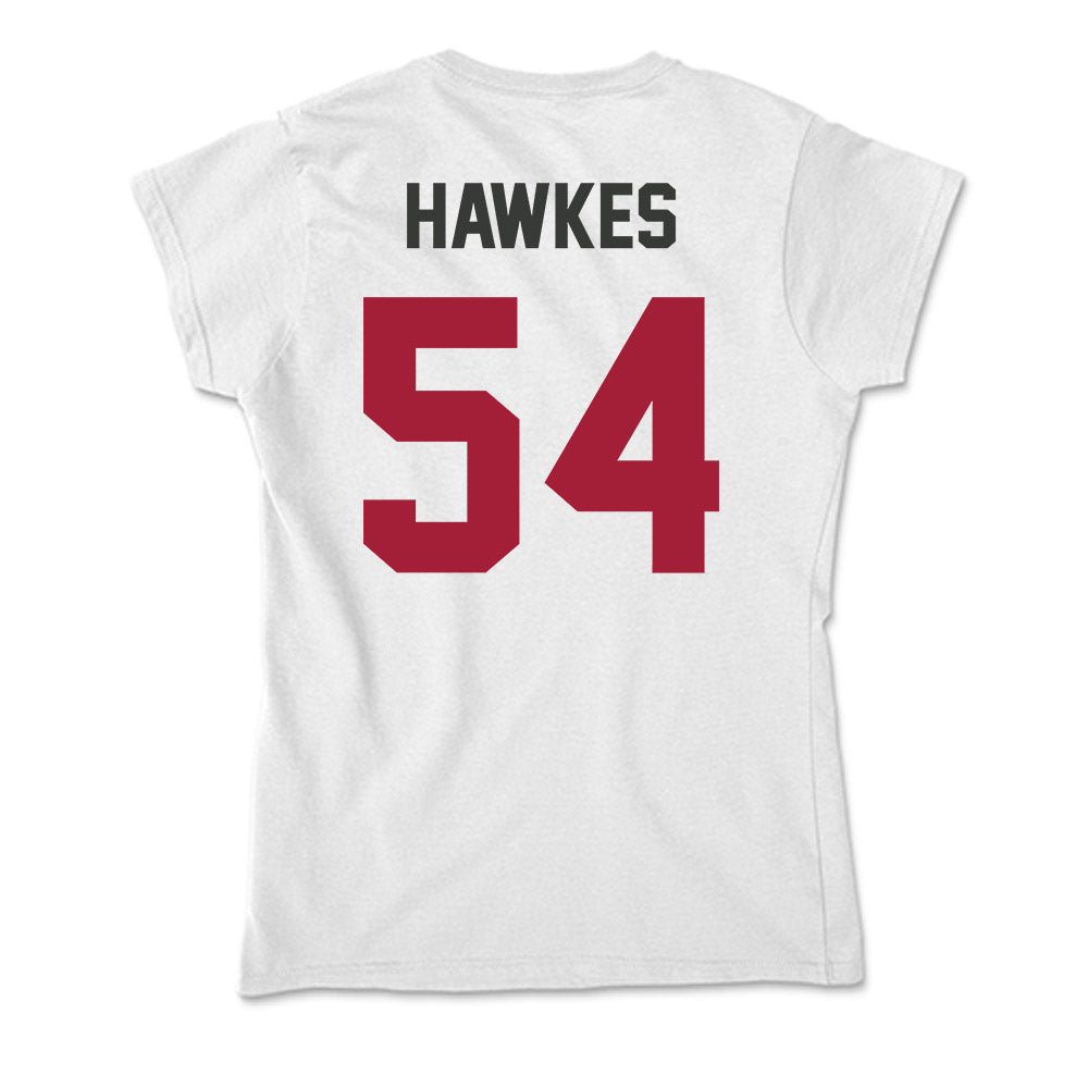 Arkansas - NCAA Football : Adam Hawkes - Soft Style Women’s T-Shirt-1