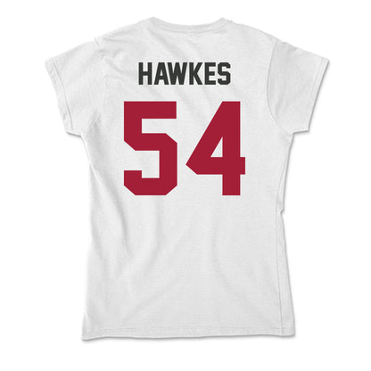 Arkansas - NCAA Football : Adam Hawkes - Soft Style Women’s T-Shirt-1