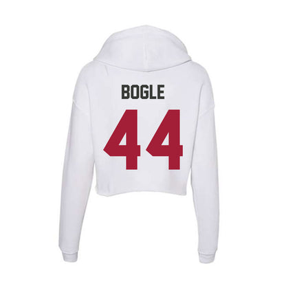 Arkansas - NCAA Football : Ben Bogle - Women's Crop Fleece Hooded Sweatshirt-1