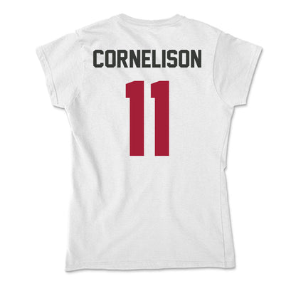 Arkansas - NCAA Baseball : Luke Cornelison - Soft Style Women’s T-Shirt-1