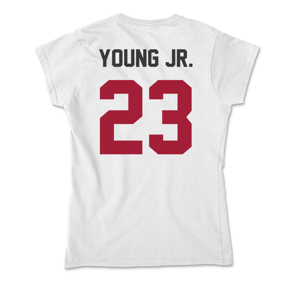 Arkansas - NCAA Football : Kevin Young Jr. - Soft Style Women’s T-Shirt-1