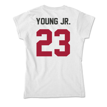 Arkansas - NCAA Football : Kevin Young Jr. - Soft Style Women’s T-Shirt-1