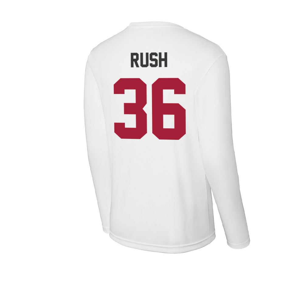 Arkansas - NCAA Football : Gavin Rush - Activewear Long Sleeve T-Shirt-1