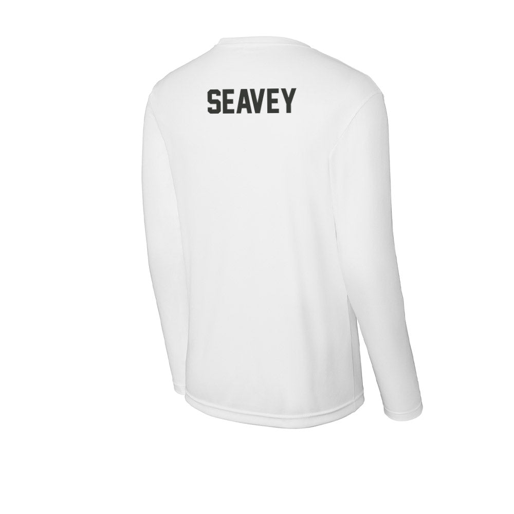 Arkansas - NCAA Men's Cross Country : Eli Seavey - Activewear Long Sleeve T-Shirt-1