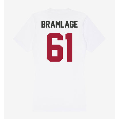 Arkansas - NCAA Football : Kaden Bramlage - Women's V-Neck T-Shirt-1