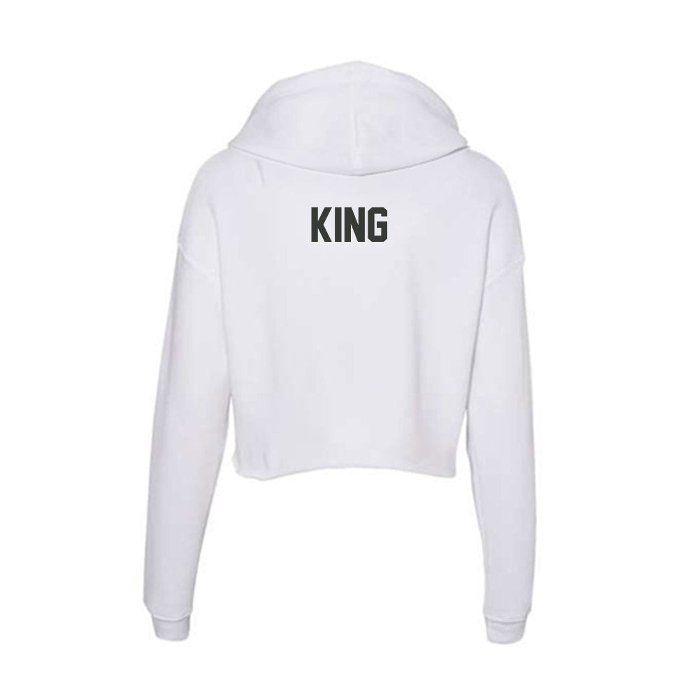 Arkansas - NCAA Women's Gymnastics : Avery King - Women's Crop Fleece Hoodie-1