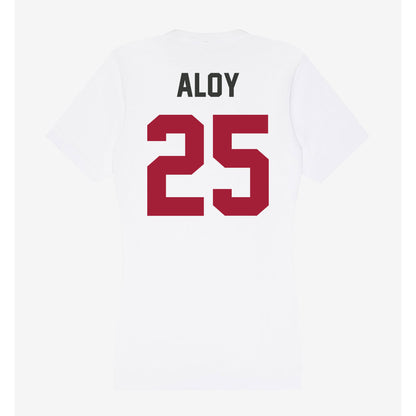 Arkansas - NCAA Baseball : Kuhio Aloy - Women's V-Neck T-Shirt-1