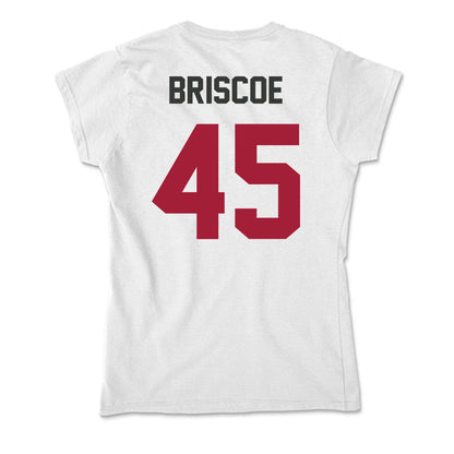 Arkansas - NCAA Baseball : Tye Briscoe - Soft Style Women’s T-Shirt-1