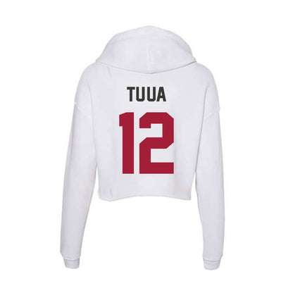 Arkansas - NCAA Women's Soccer : Vailana Tu'ua - Women's Crop Fleece Hoodie-1