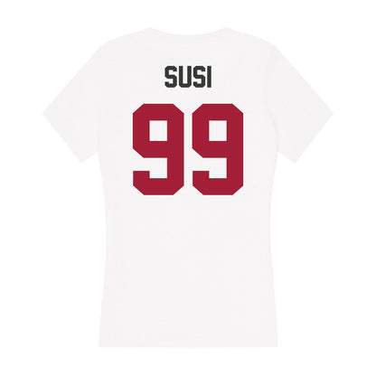 Arkansas - NCAA Women's Soccer : Zoe Susi - Women's V-Neck T-Shirt-1