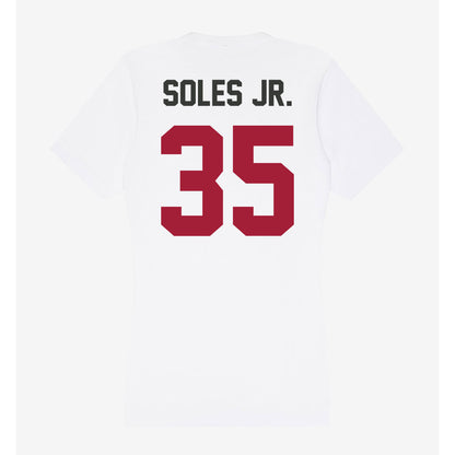 Arkansas - NCAA Football : Steven Soles Jr. - Women's V-Neck T-Shirt-1