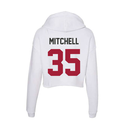 Arkansas - NCAA Baseball : Cayden Mitchell - Women's Crop Fleece Hoodie-1