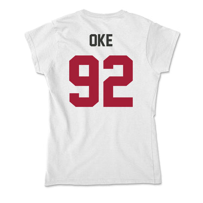 Arkansas - NCAA Football : David Oke - Soft Style Women’s T-Shirt-1