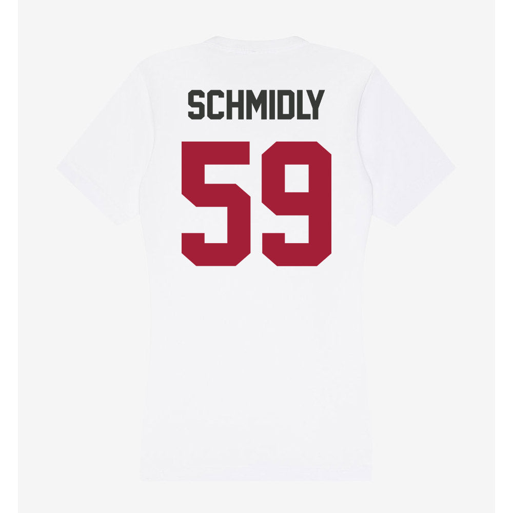 Arkansas - NCAA Football : Max Schmidly - Women's V-Neck T-Shirt-1