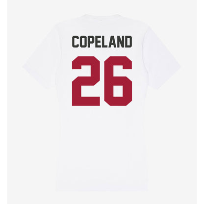 Arkansas - NCAA Football : Jalon Copeland - Women's V-Neck T-Shirt-1