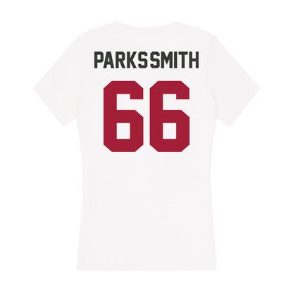 Arkansas - NCAA Football : Payton Parks-Smith - Women's V-Neck T-Shirt-1